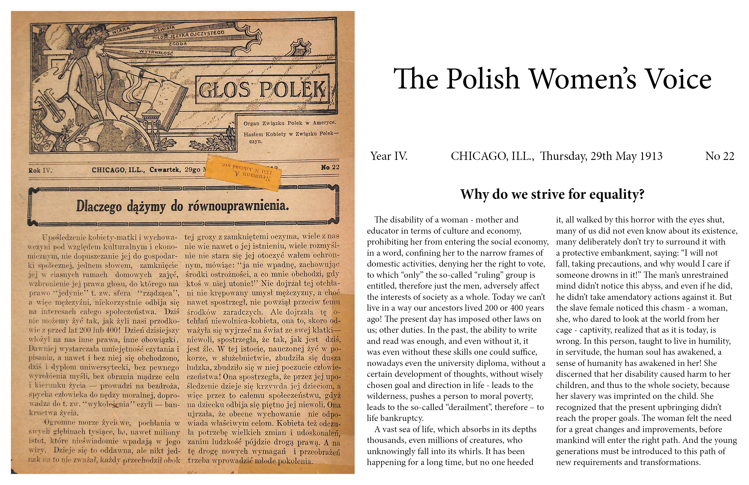 Glos Polek Suffrage Articles